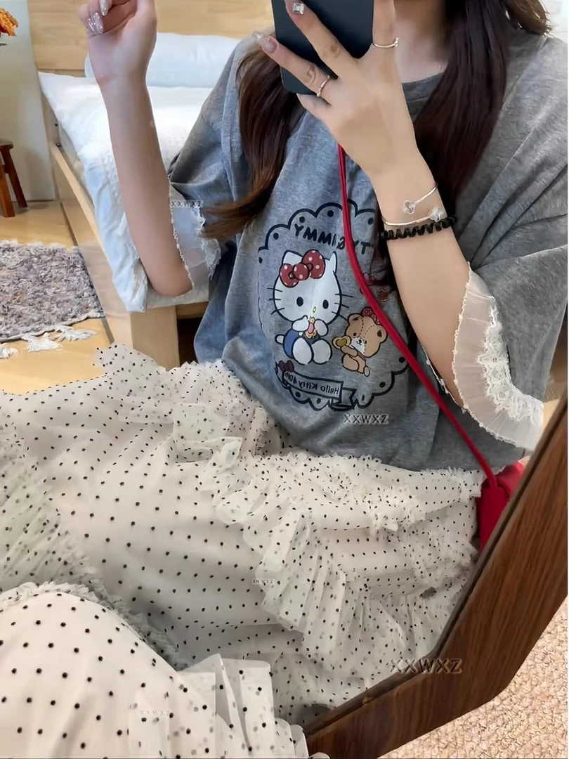 实体清仓·花边凯蒂上衣