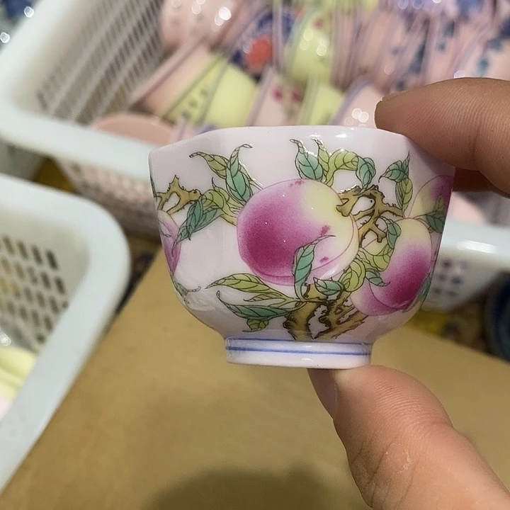 摆件景德镇陶瓷主人杯13445