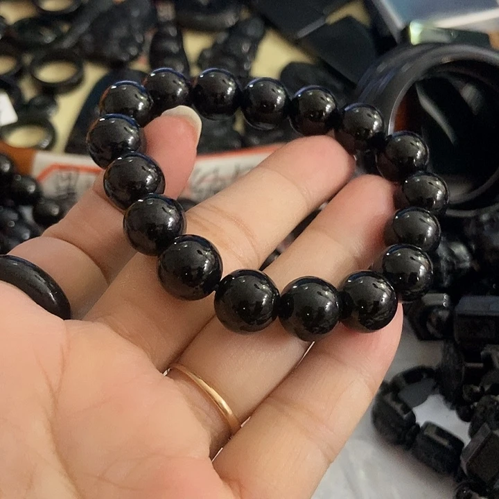 未镶嵌手链翡翠墨翠福利12