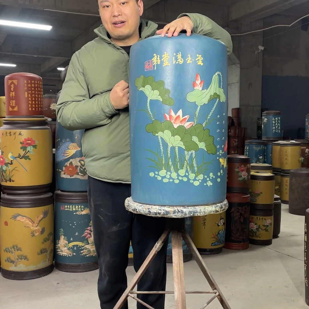 宜兴原矿紫砂茶叶罐