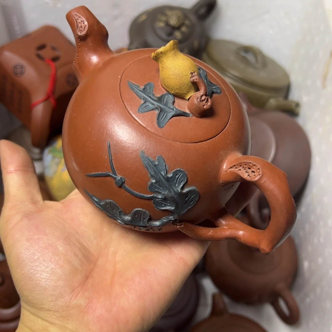 紫砂茶壶宜兴原矿紫砂壶300毫升容量