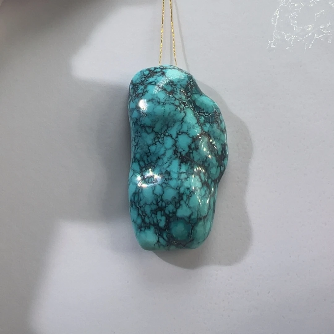 绿松石未镶嵌挂件