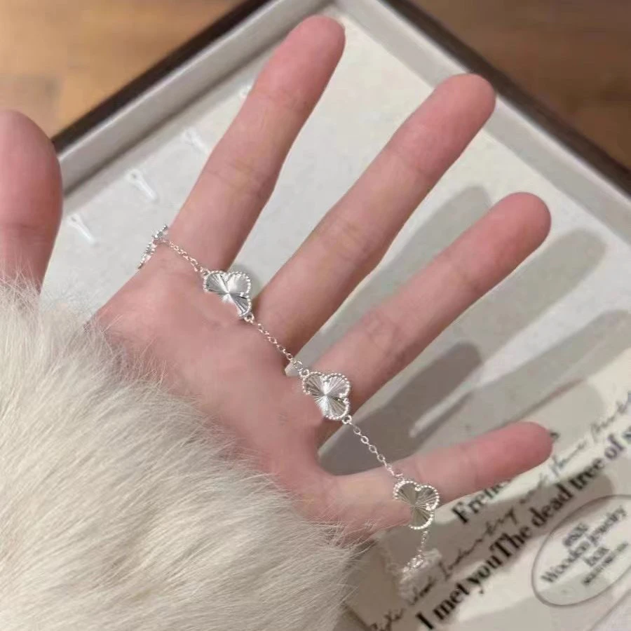 不锈钢亚克力手链 镭射五花