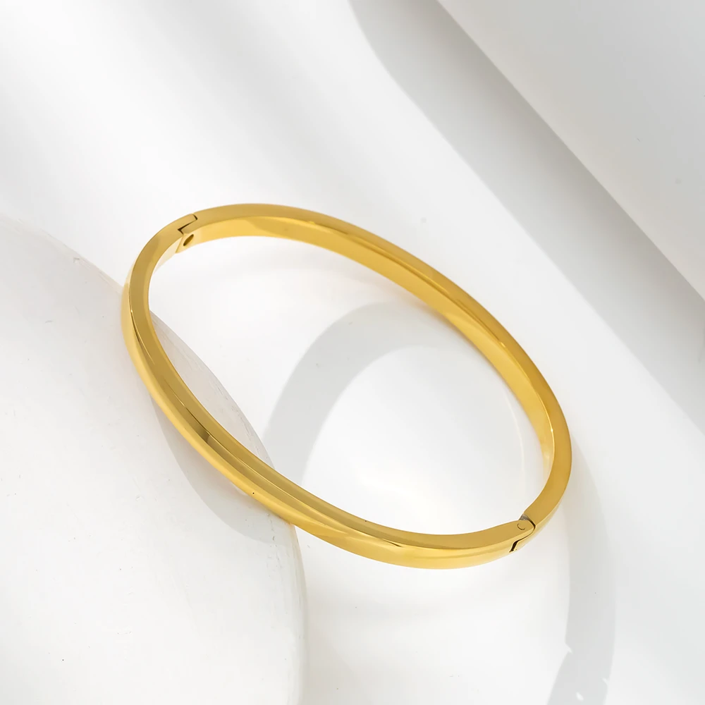 钛钢手镯 钛钢 光面简约手镯[极简之环]B105