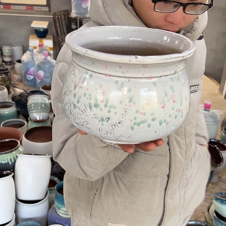 微瑕盐酥鸡啦啦花盆