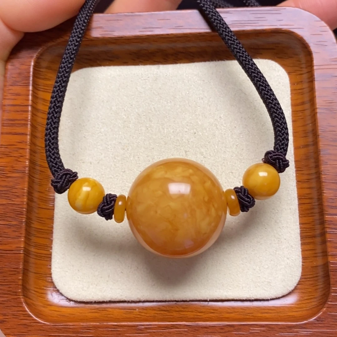 【闪购商品】蜜蜡颈饰未镶嵌项链