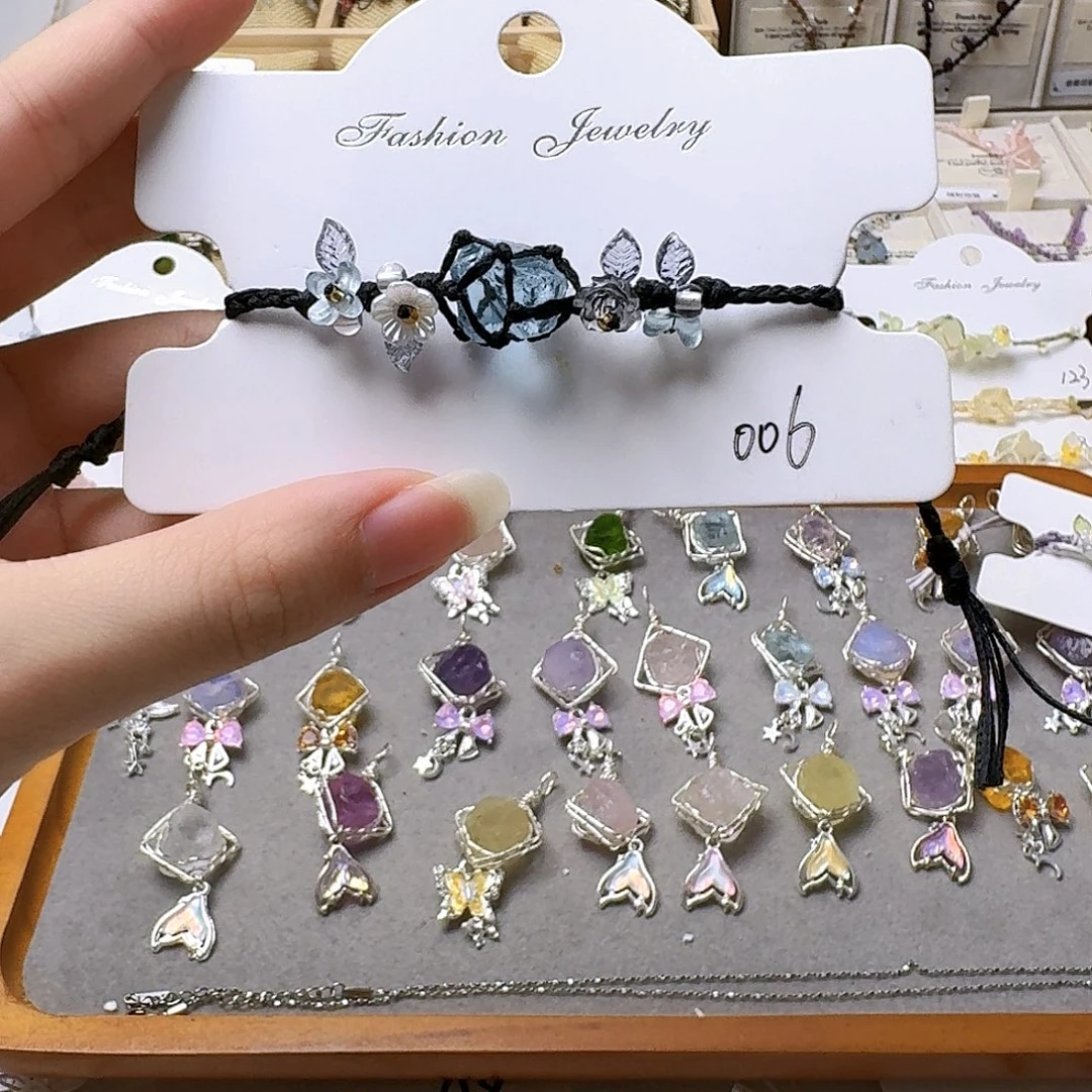 纯铜石英石纯铜锡合金006手链