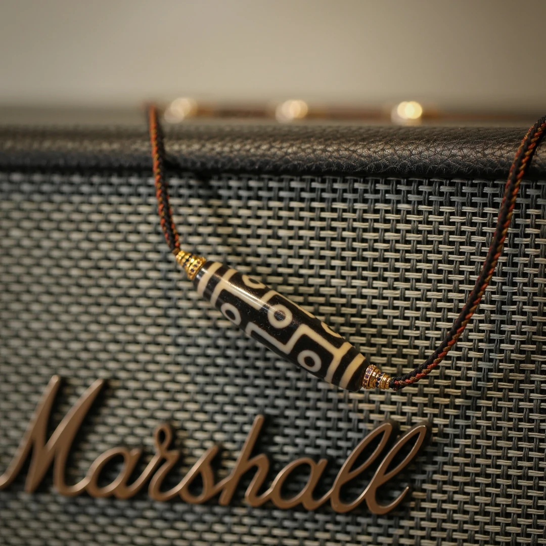 大尺寸手工折线九眼 孤品设计 与众不同 玛瑙项链