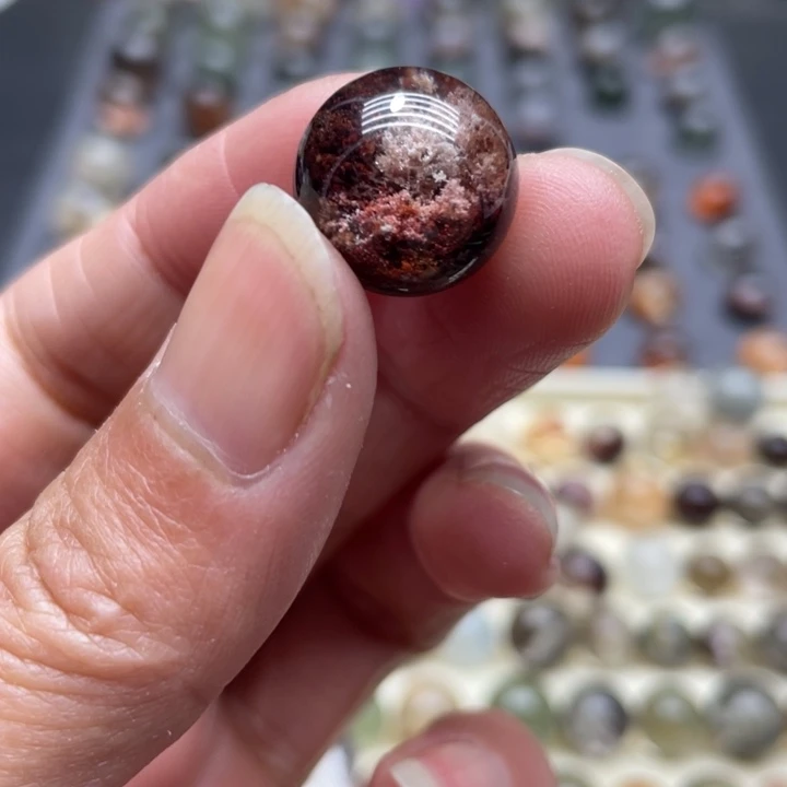 用***9纯天然幽灵碧玺（处理）