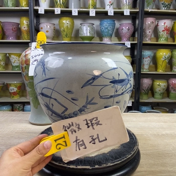 景德镇高温陶瓷花盆