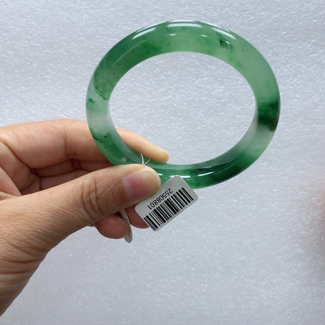 石英质玉未镶嵌手镯青青57-多人