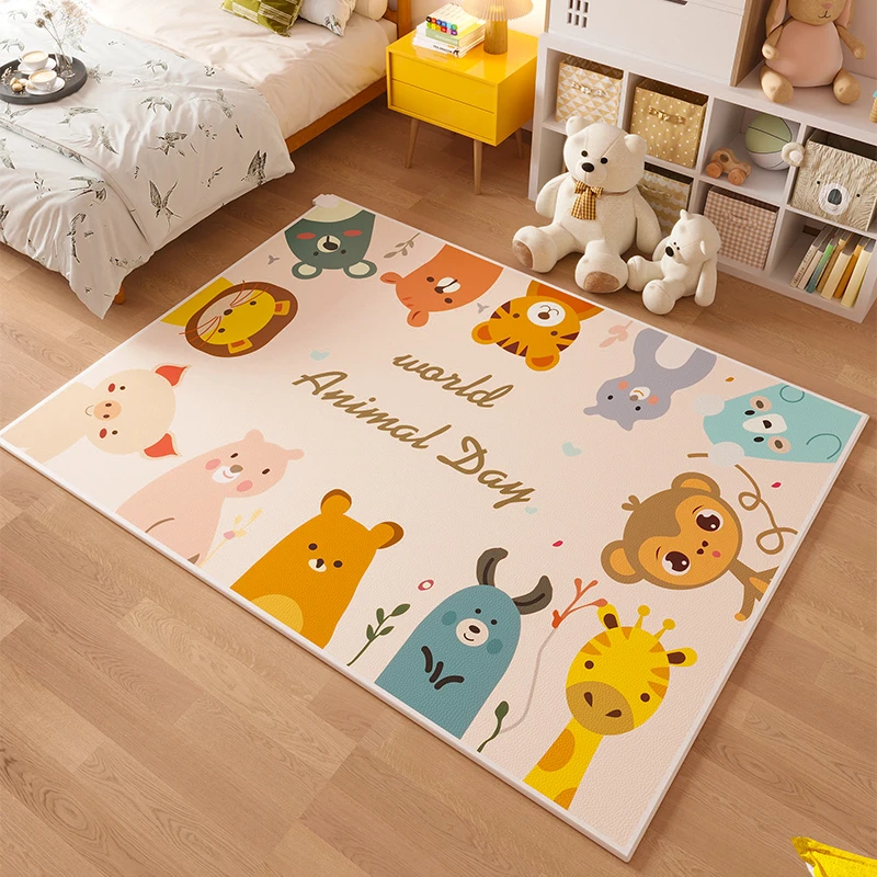 儿童多功能石墨烯碳晶地暖垫爬爬垫卡通动物加厚发热宝宝加热地垫