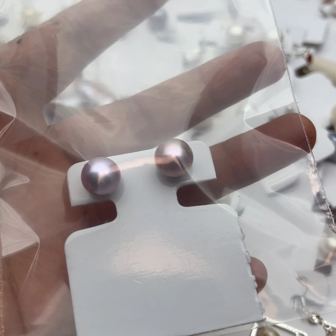 淡水珍珠颈饰足银镀金镶嵌─****