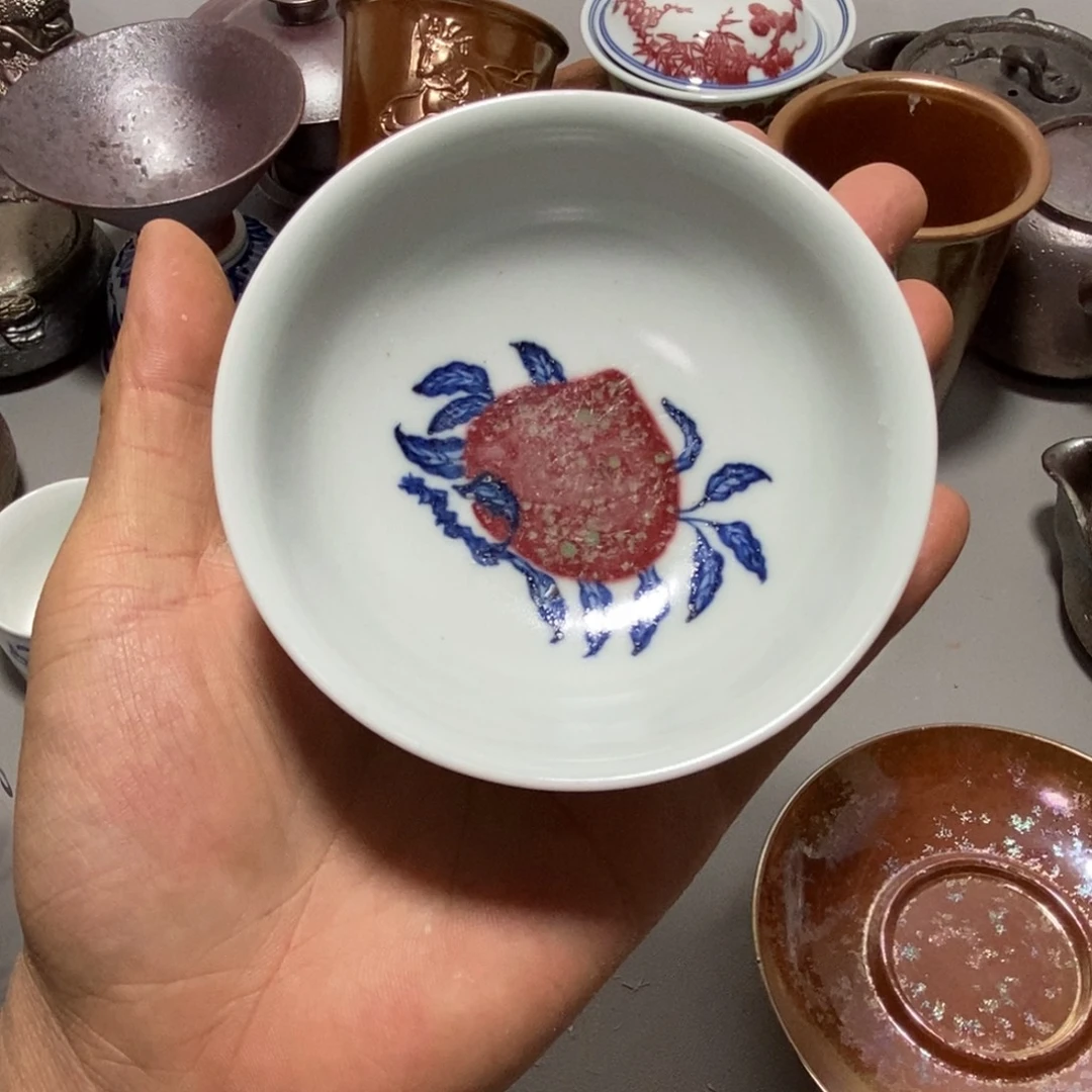 柴烧茶具陶瓷杯子
