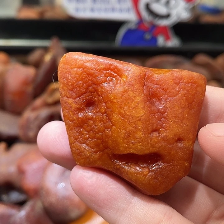 裸石琥珀未镶嵌吊坠手把