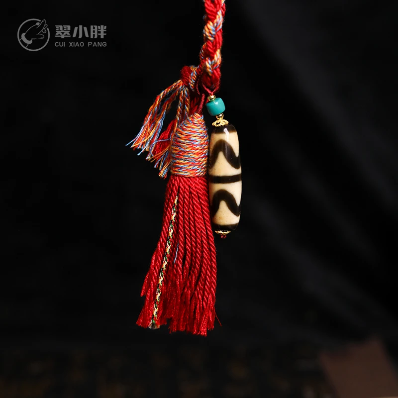 翠小胖二号店 双水纹虎牙玛瑙包挂CTZA391 多样性发1