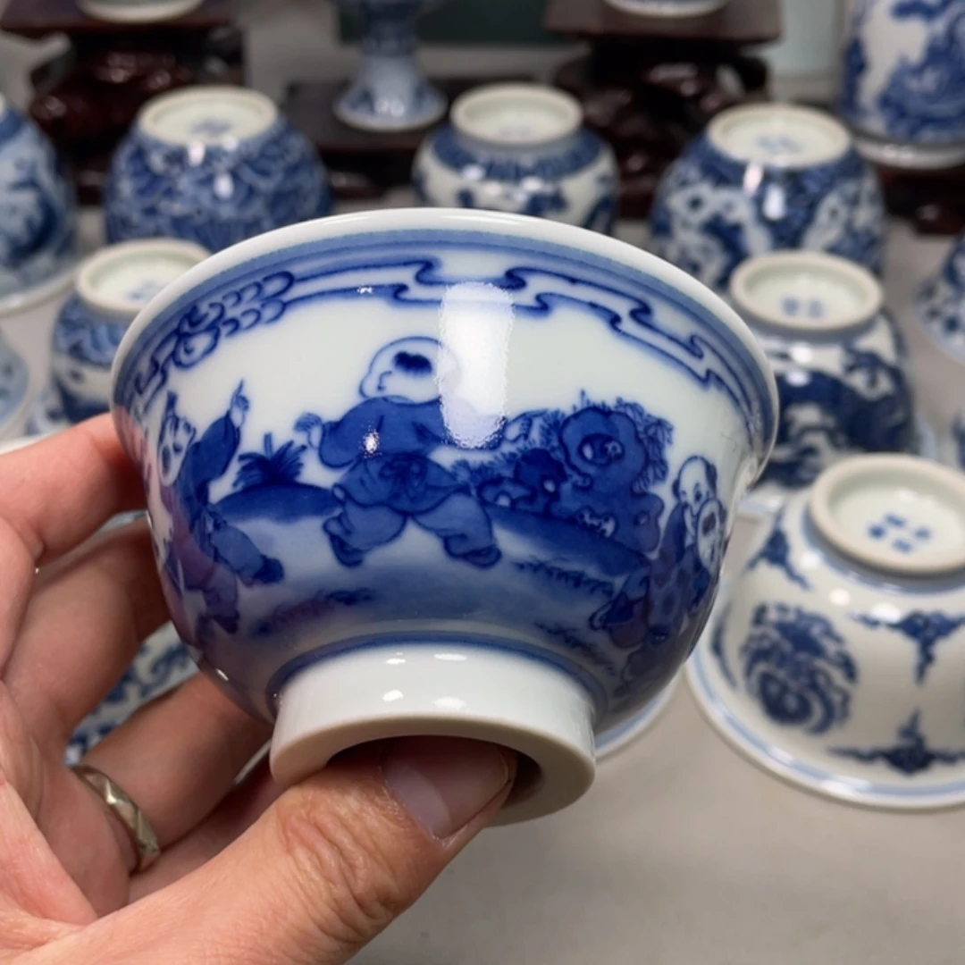 杯子景德镇陶瓷现代手工陶瓷茶具