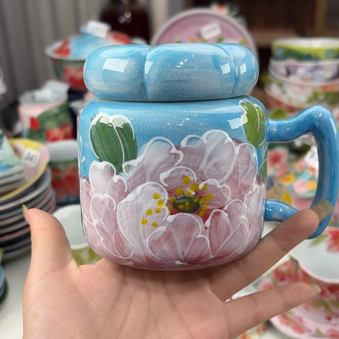 景德镇手绘高温釉下彩陶瓷茶具