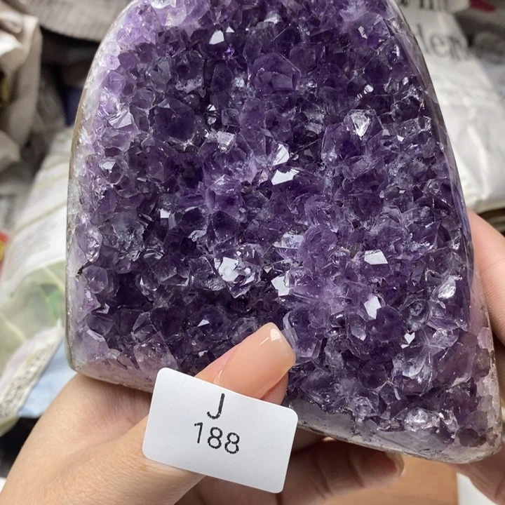 紫晶珠宝半成品未镶嵌