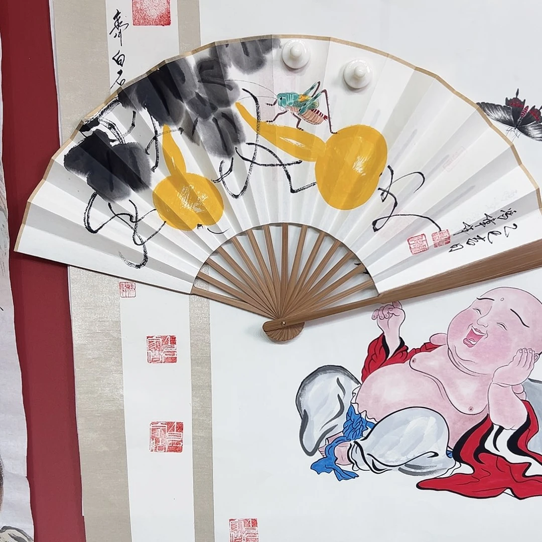 国画冯伟老师亲笔手绘国画作品慧