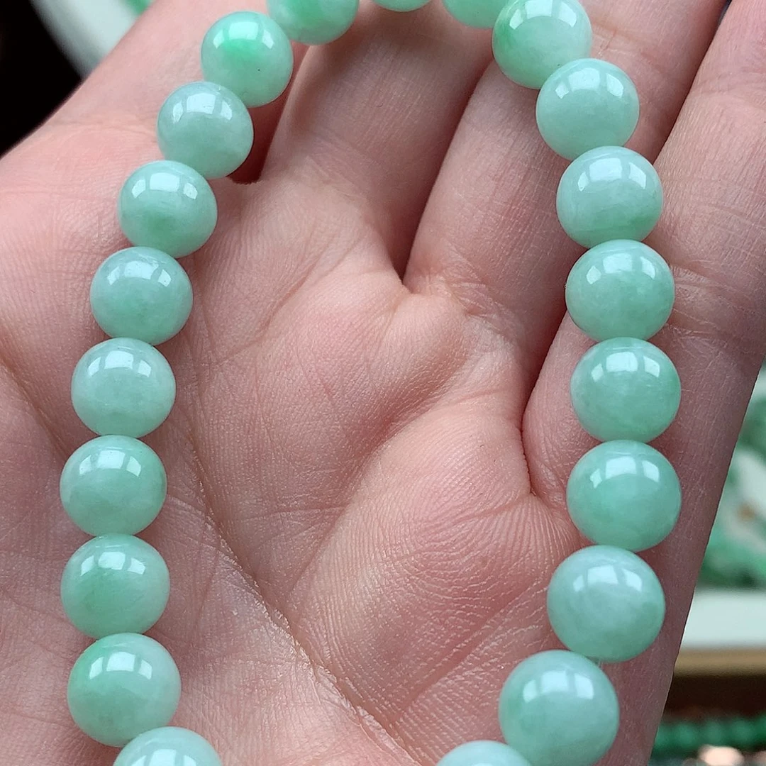 翡翠未镶嵌项链翡翠