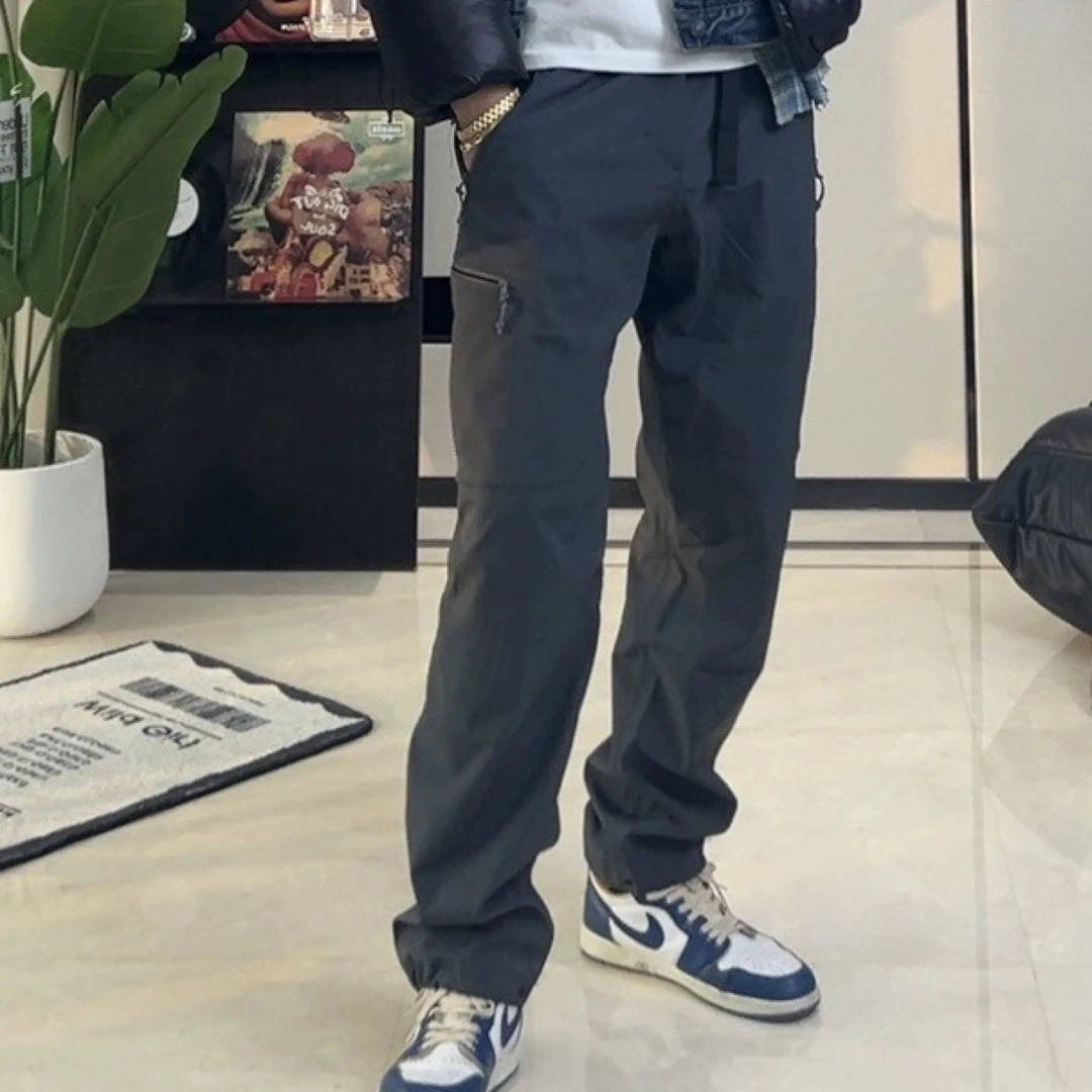 【卡秋山】伽马MX全压胶冬季加绒直筒户外软壳运动直筒休闲冲锋裤
