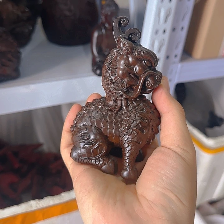 木黑檀木12麒麟三号一只