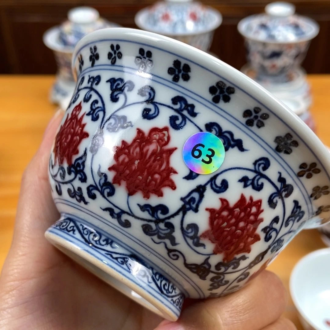 手绘现代茶具非古董