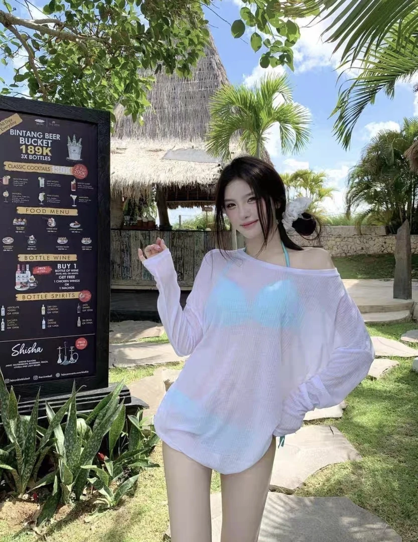 辣妹度假性感聚拢钢托比基尼泳衣纯欲显瘦泡温泉沙滩ins