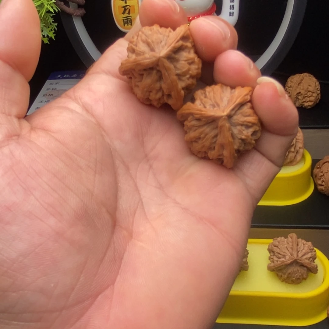 竹***子把件文玩核桃31盘山