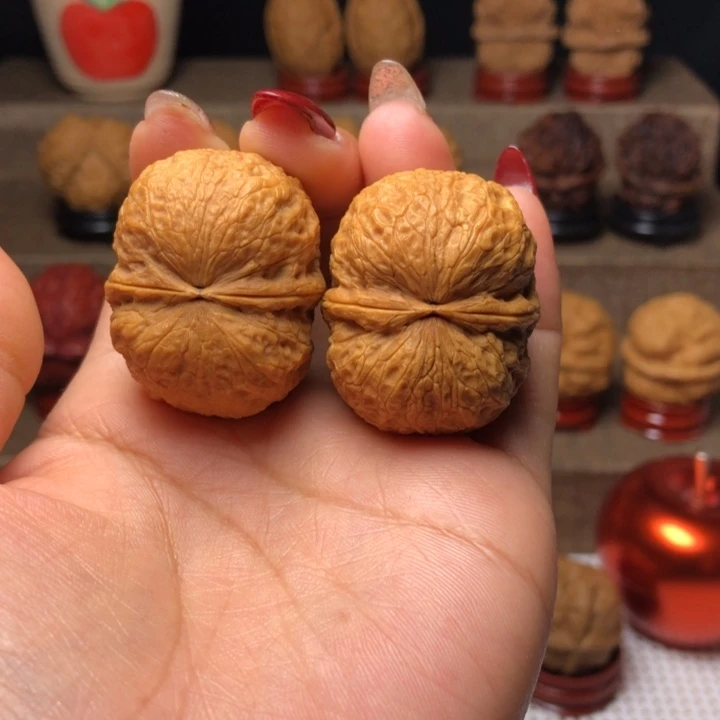 文玩核桃把件34鹦鹉元宝