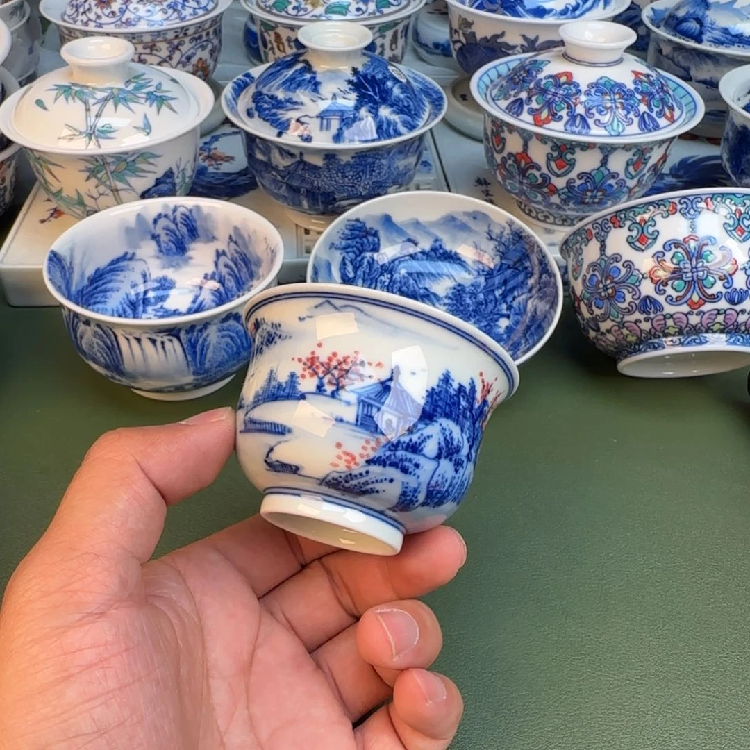 纯手工纯手绘茶具98
