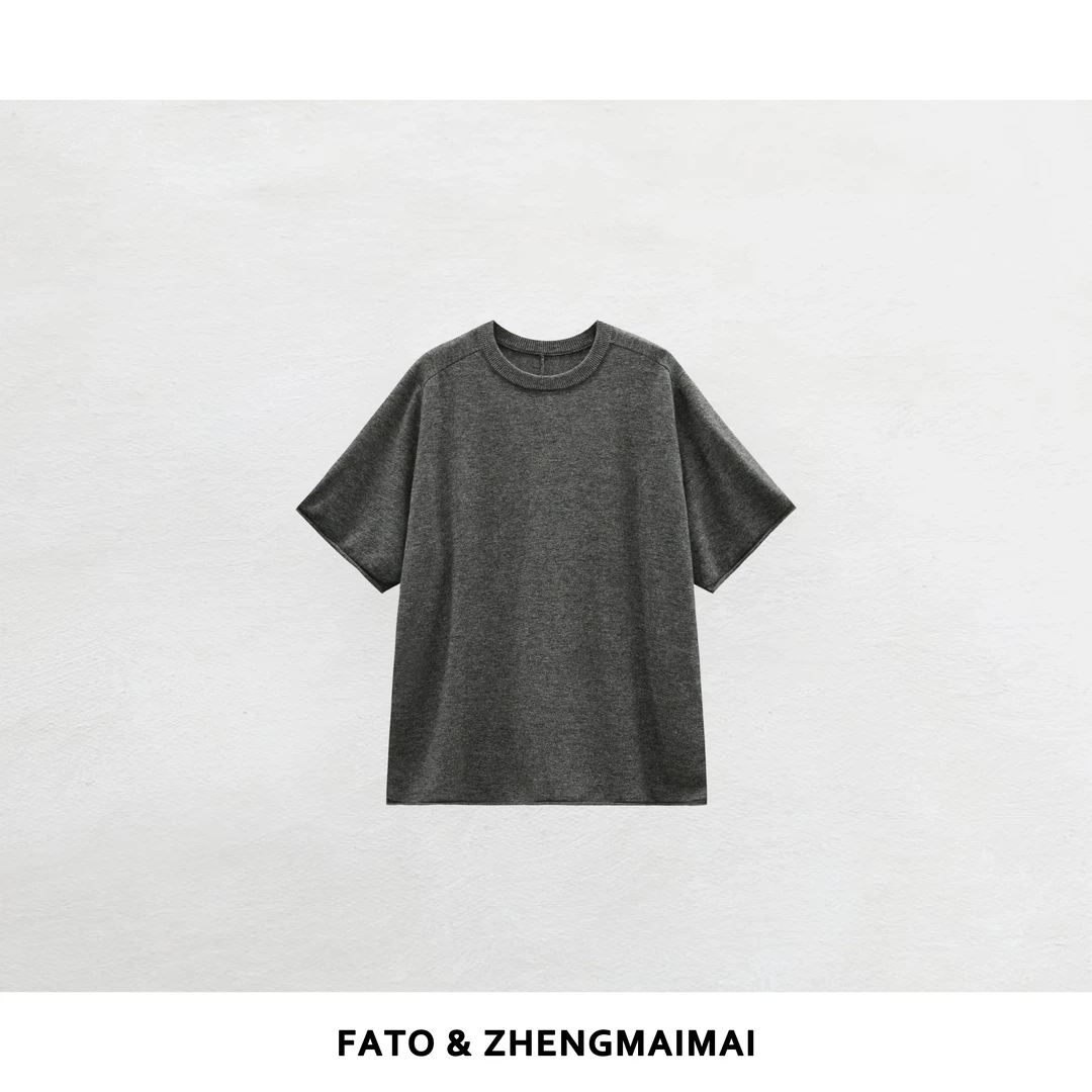 【郑买买】素描 秋冬款休闲外穿上衣独特气质套头针织衫 CC50730M1