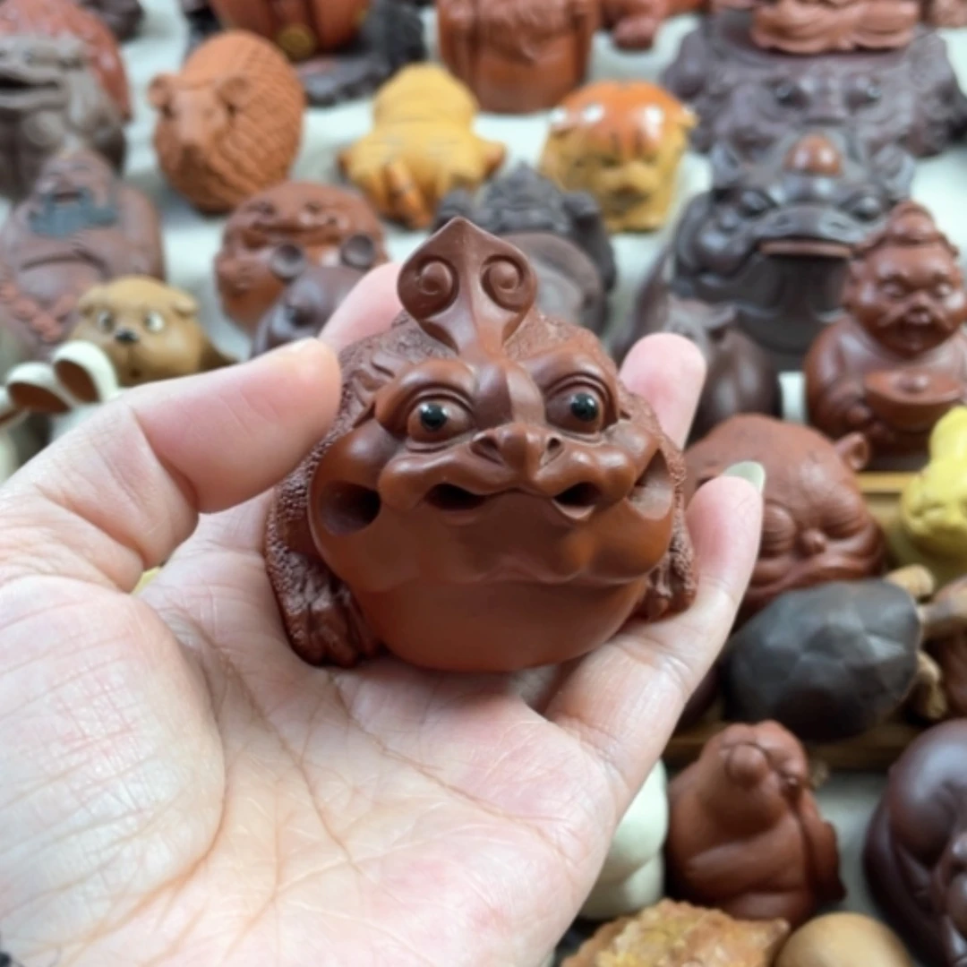 【闪购商品】紫砂茶宠紫砂金蟾