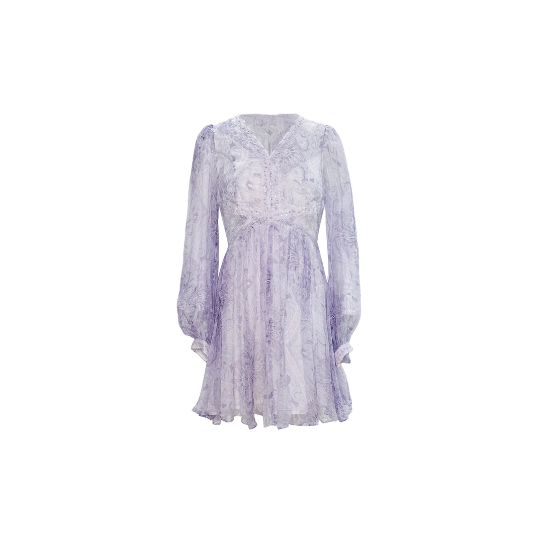 嘉姐真丝重磅100桑蚕丝连衣裙HFQY25001