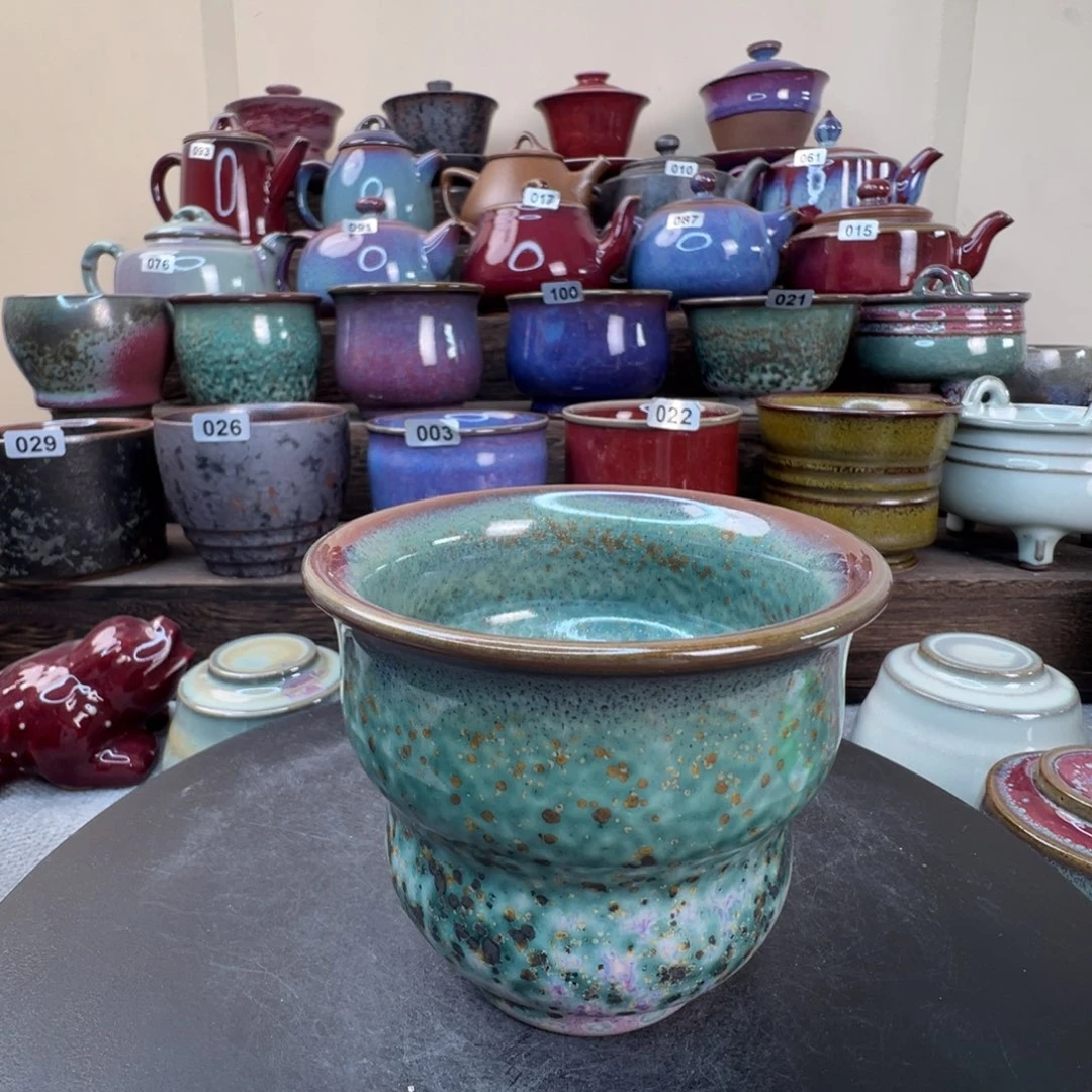 微微瑕特价手拉胚葫芦杯满容150ml