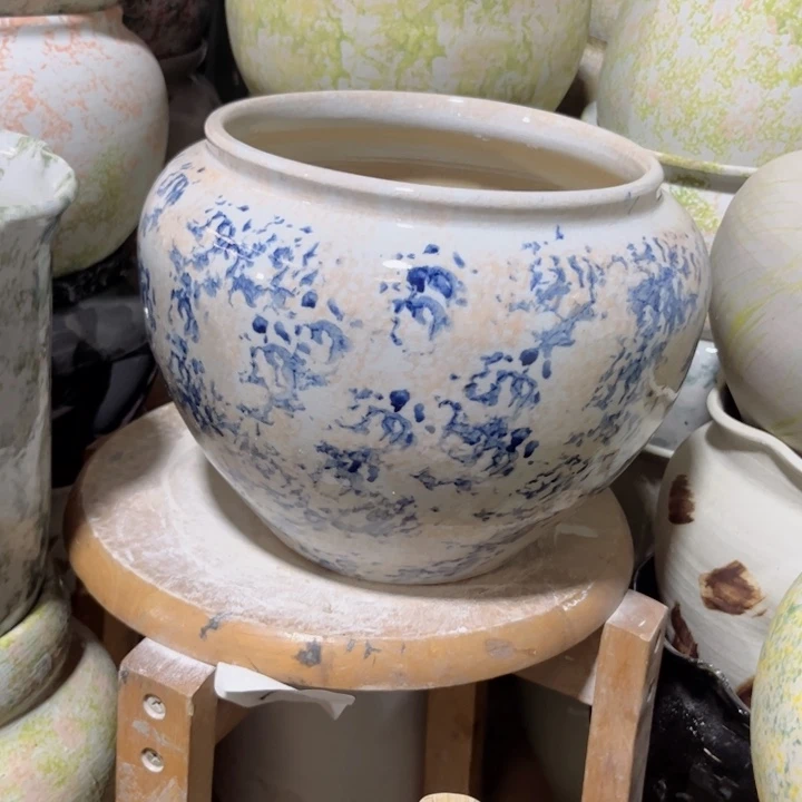 瓷片口18高20瑕景德镇陶瓷