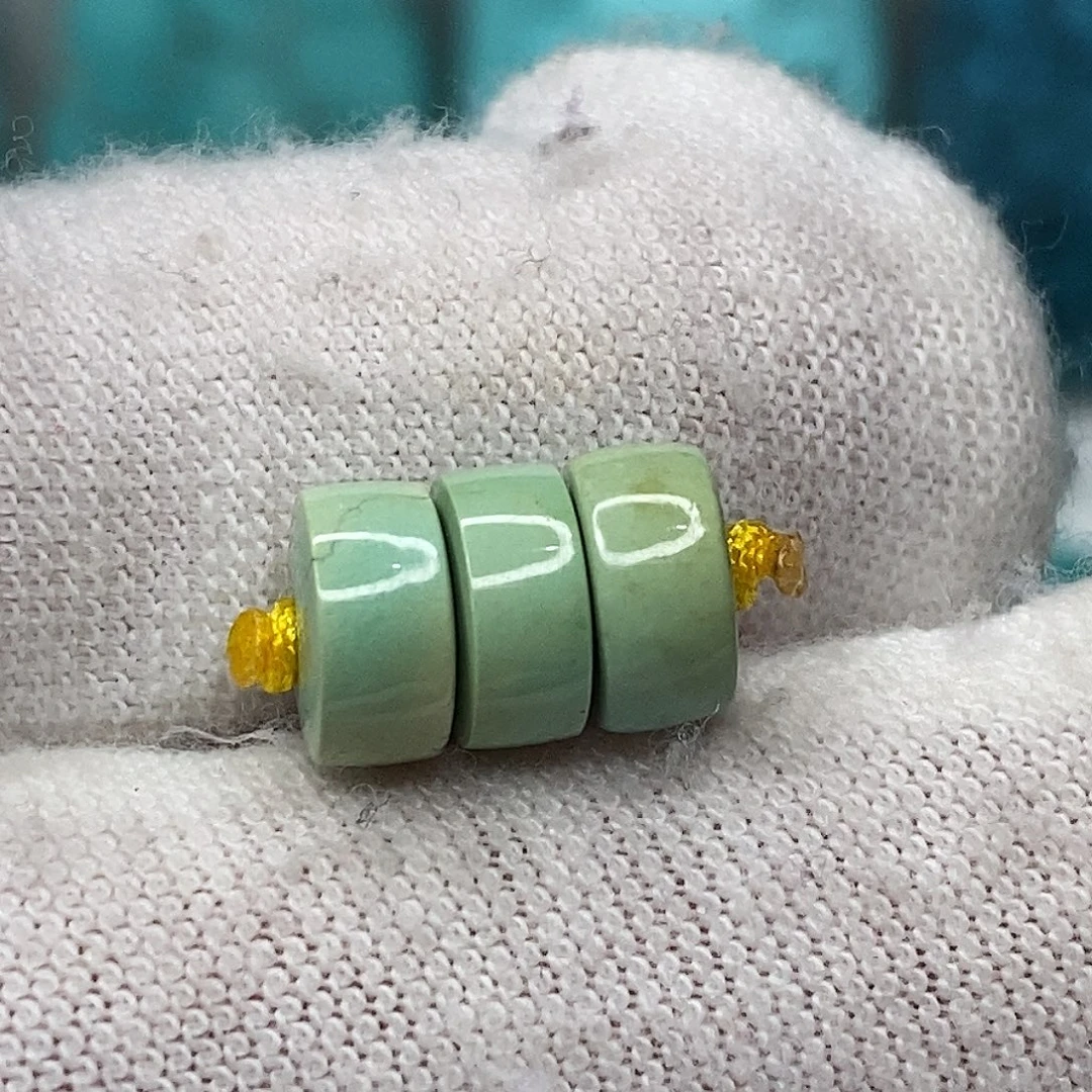 绿松石未镶嵌原矿绿松石地大质检