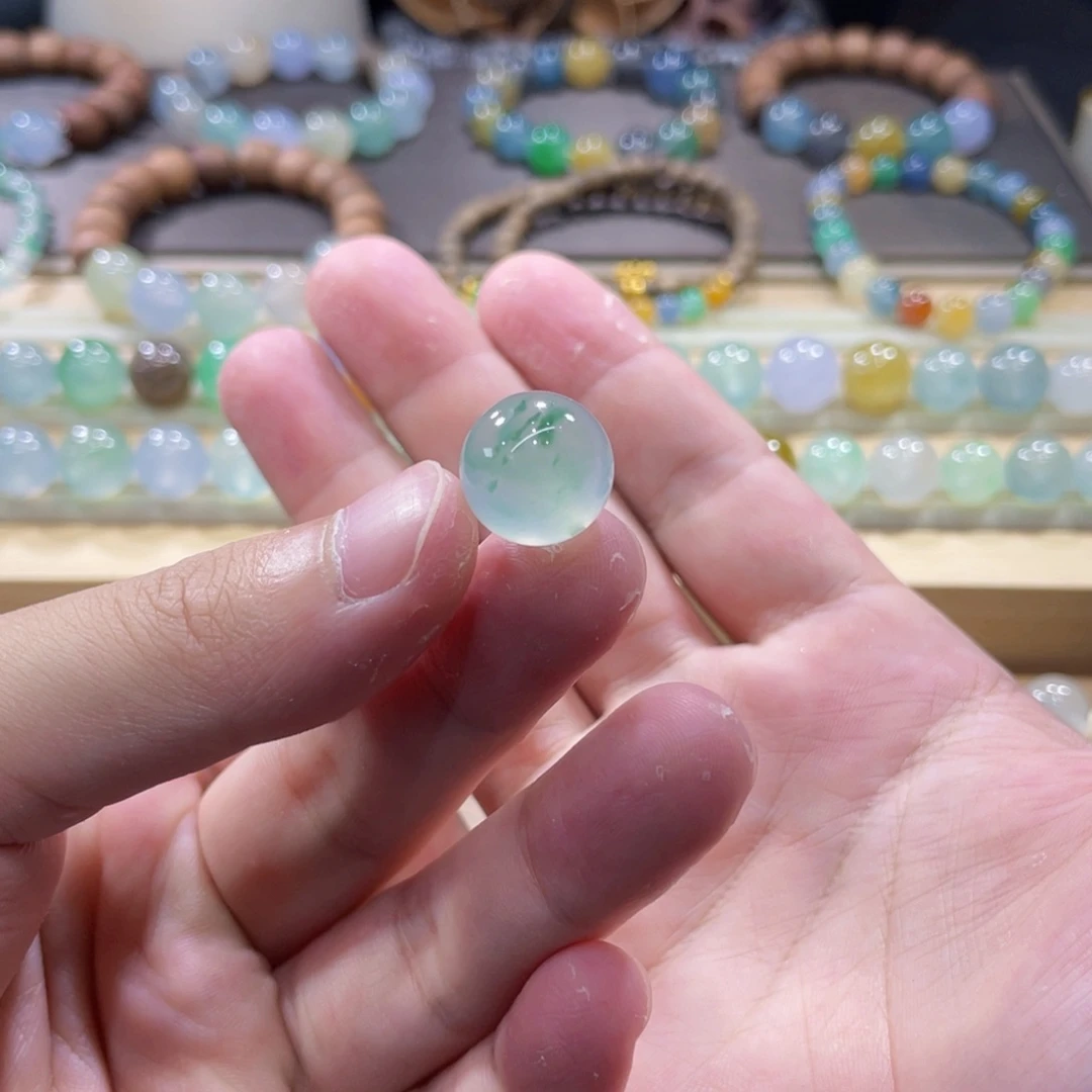 未镶嵌手链翡翠冰飘花