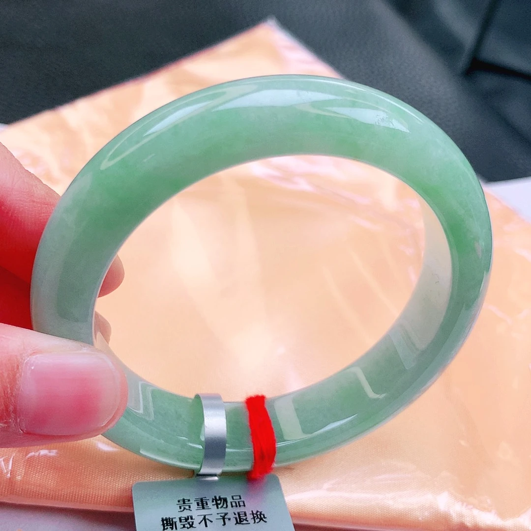 翡翠未镶嵌手镯缅甸天然a货翡翠手镯