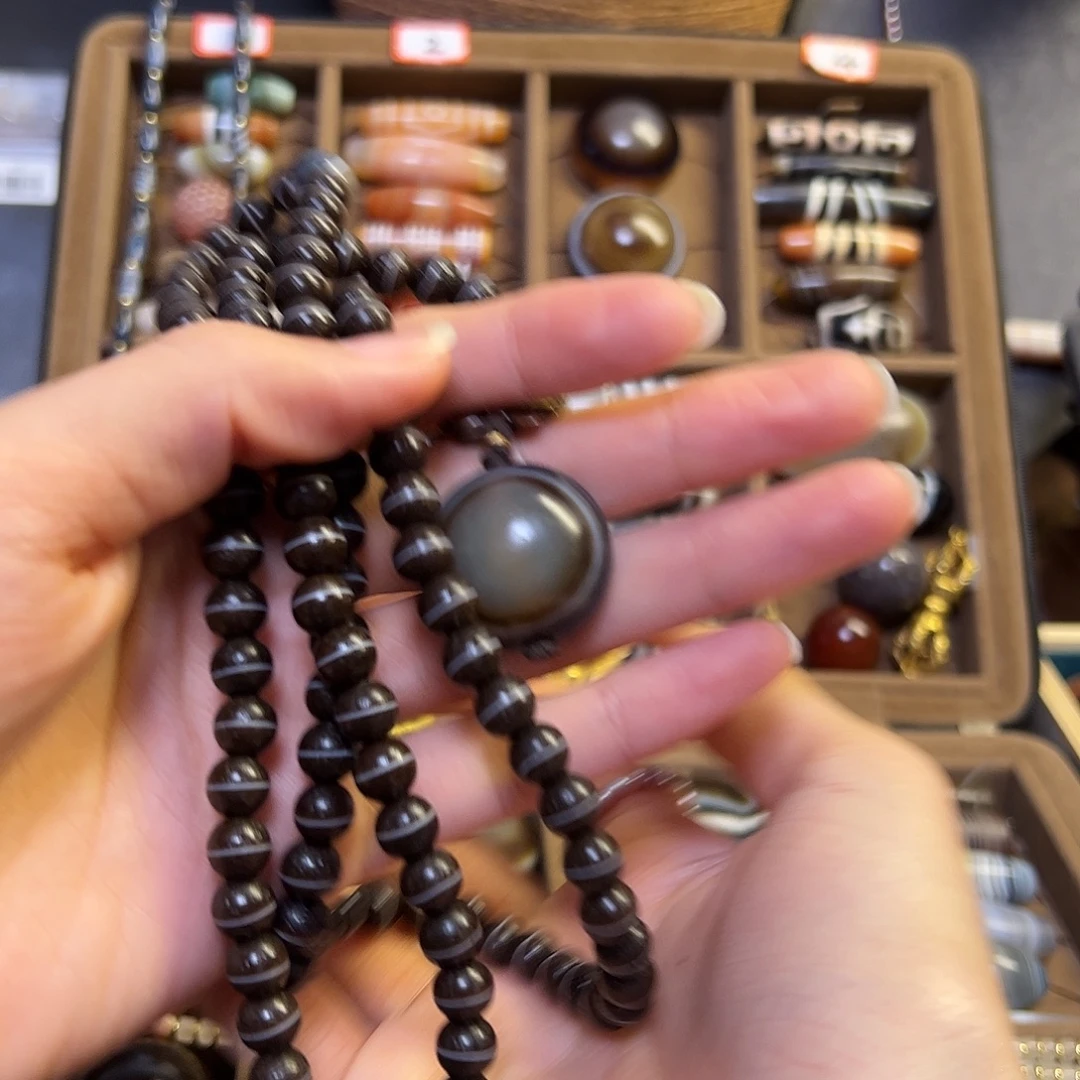 石英石纯铜手串儿