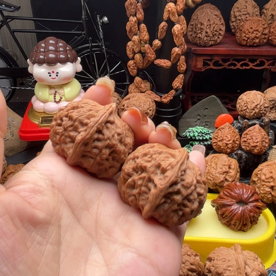 文玩核桃吊坠全品无药玉枕元宝边34肚38