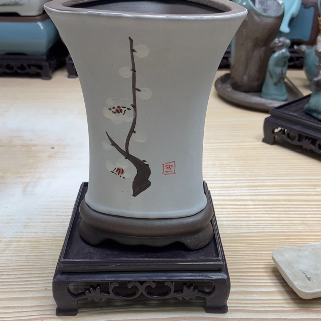 瓷片陶瓷花盆陶瓷艺术