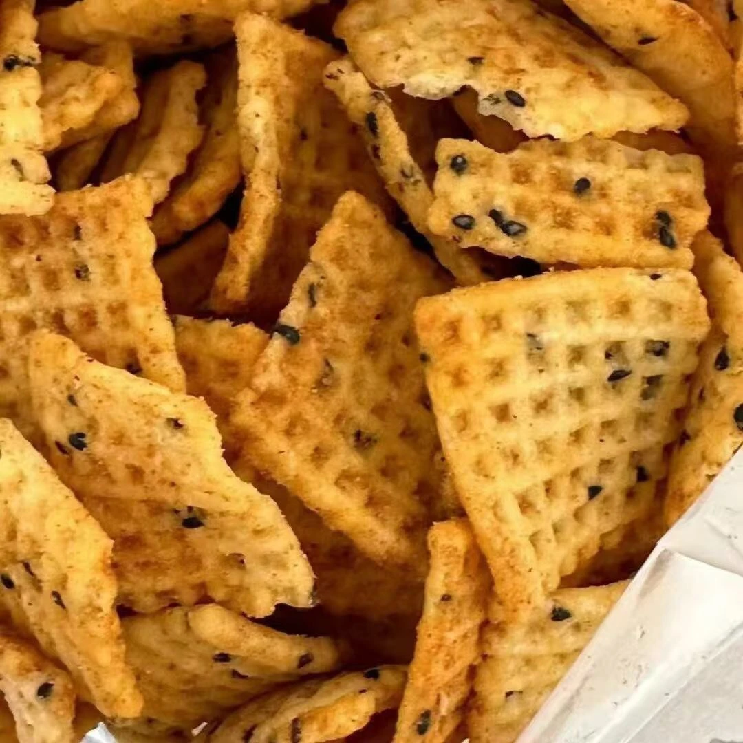 芝麻锅巴100香辣味香浓网红脆片零食膨化小零食传统美味
