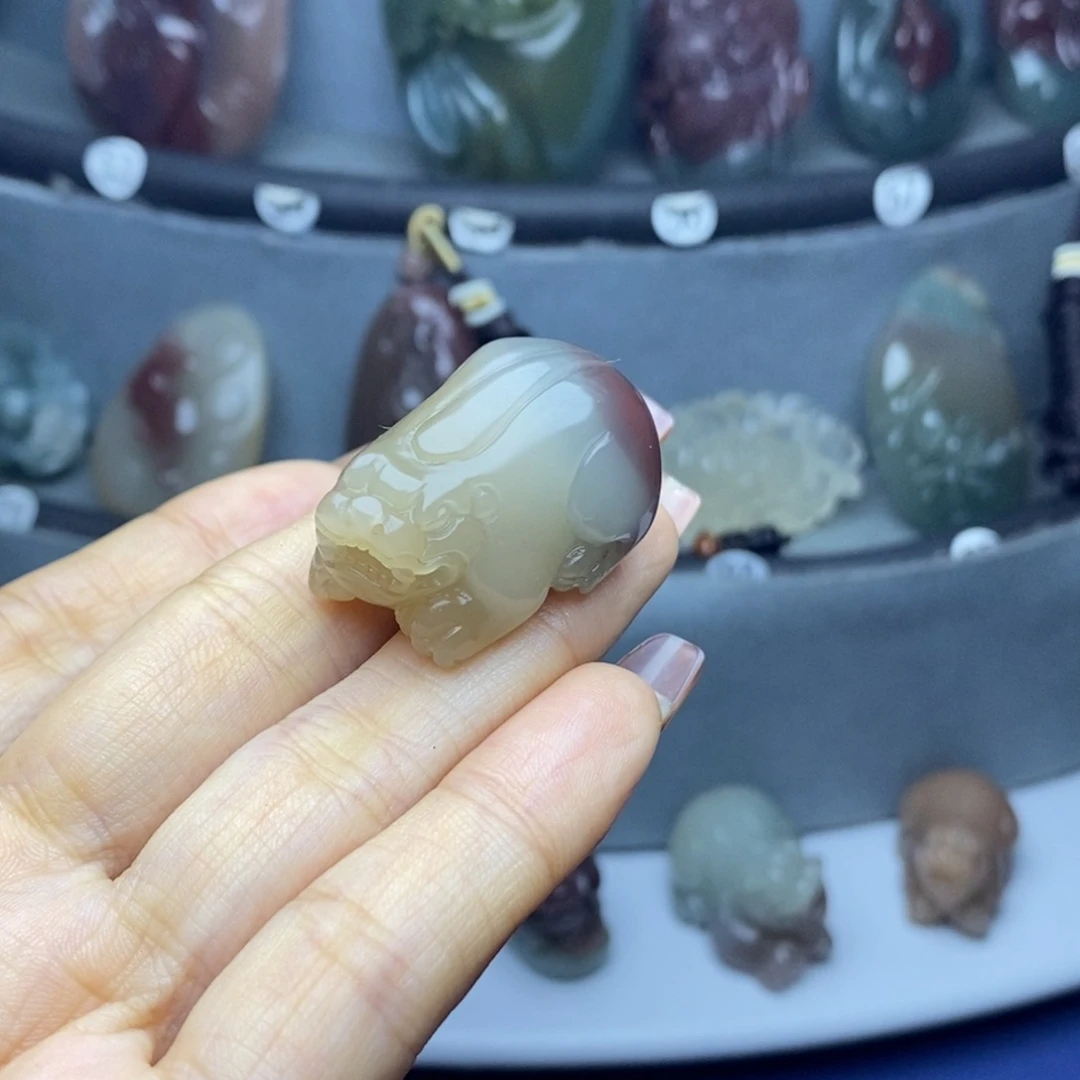 玛瑙/玉髓未镶嵌吊坠(不含链)