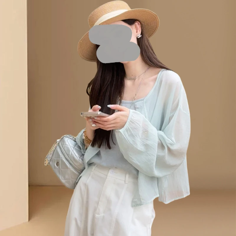 高级感夏季清凉吊带开衫直筒裤三件套气质修身显瘦设计感时尚套装
