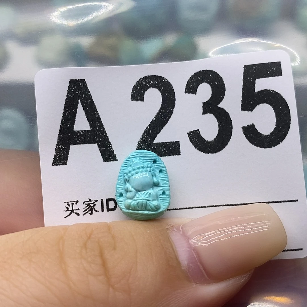 未镶嵌绿松石绿松石配饰定制柒*
