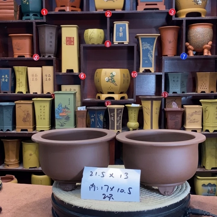 紫砂花盆紫砂花盆