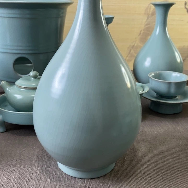 瓷片玉壶春开片一一一一