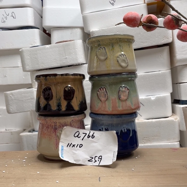 滟***粗陶多肉花盆微瑕766